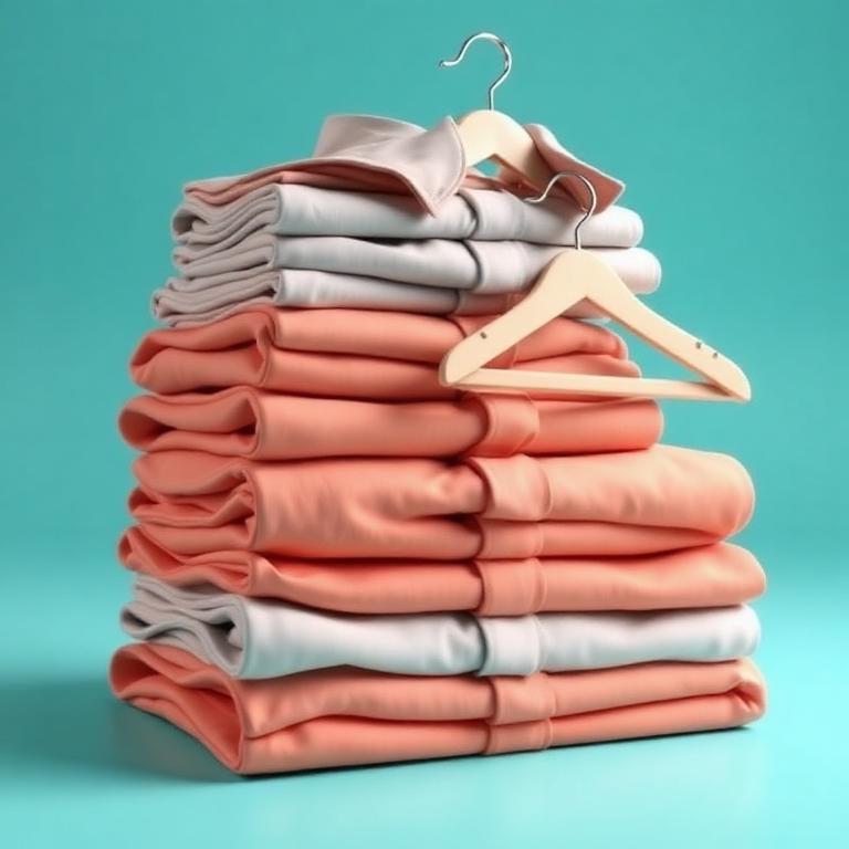 Folded clothes